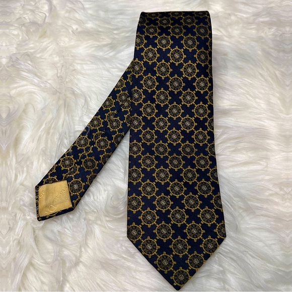 Christian Dior Nautical/ XOXO Pattern Tie - Picture 1 of 11
